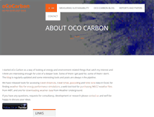 Tablet Screenshot of oco-carbon.com